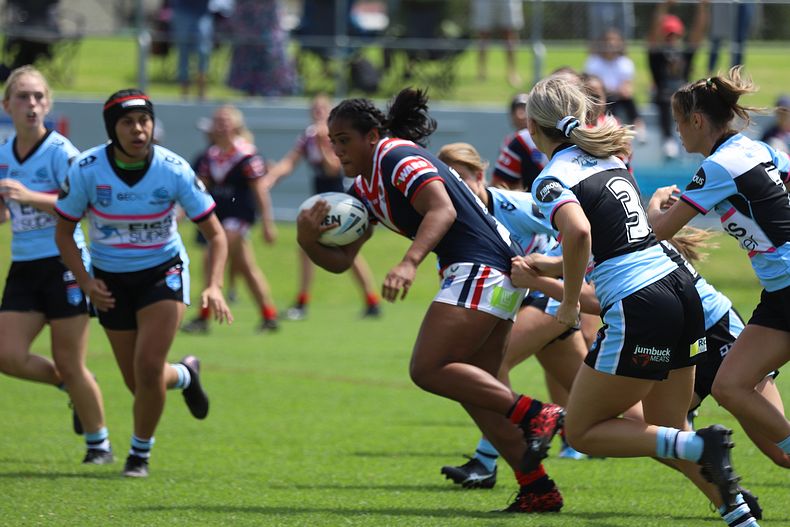 2021 Tarsha Gale Cup Rnd 5 ROOSTERS v SHARKS