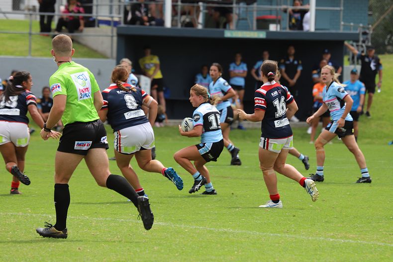 2021 Tarsha Gale Cup Rnd 5 ROOSTERS v SHARKS