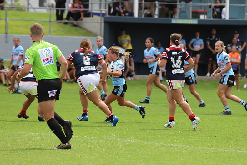 2021 Tarsha Gale Cup Rnd 5 ROOSTERS v SHARKS