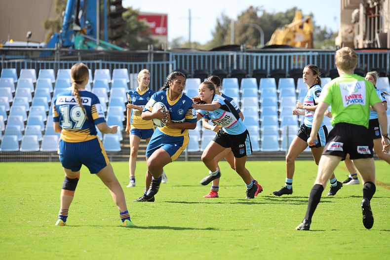 2021 Tarsha Gale Cup Rnd 7 SHARKS v EELS