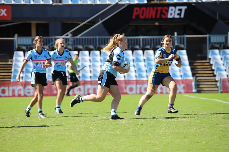 2021 Tarsha Gale Cup Rnd 7 SHARKS v EELS
