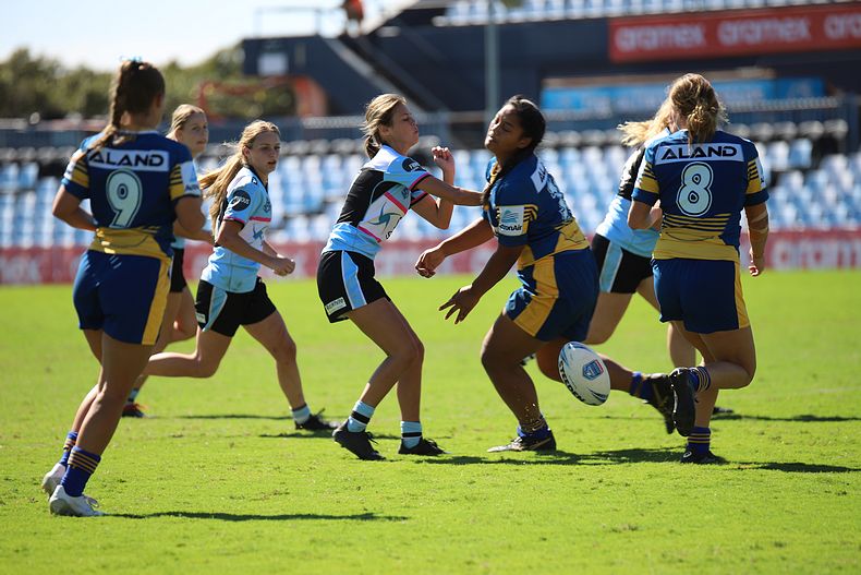 2021 Tarsha Gale Cup Rnd 7 SHARKS v EELS