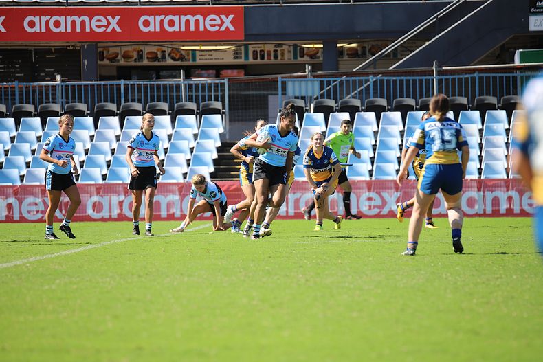 2021 Tarsha Gale Cup Rnd 7 SHARKS v EELS