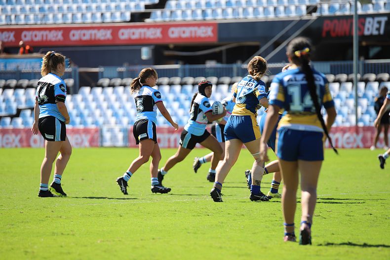 2021 Tarsha Gale Cup Rnd 7 SHARKS v EELS