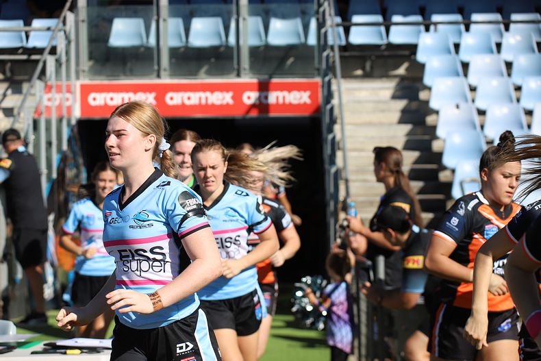 2021 Tarsha Gale Cup Rnd 8 Sharks v WestsTigers