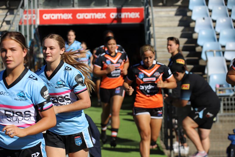 2021 Tarsha Gale Cup Rnd 8 Sharks v WestsTigers