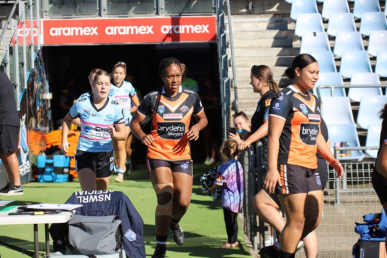 2021 Tarsha Gale Cup Rnd 8 Sharks v WestsTigers