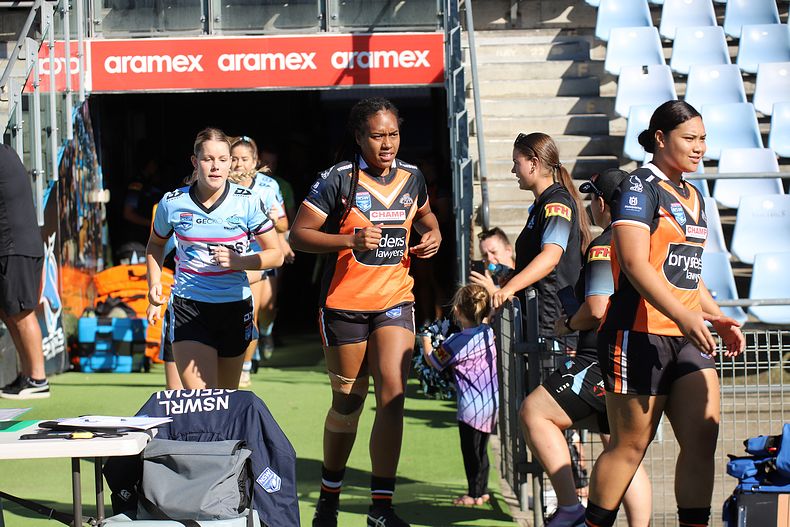 2021 Tarsha Gale Cup Rnd 8 Sharks v WestsTigers