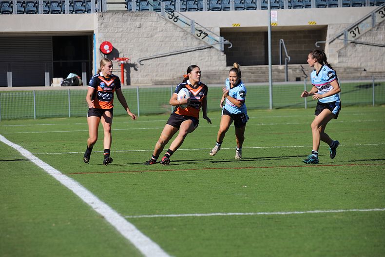 2021 Tarsha Gale Cup Rnd 8 Sharks v WestsTigers