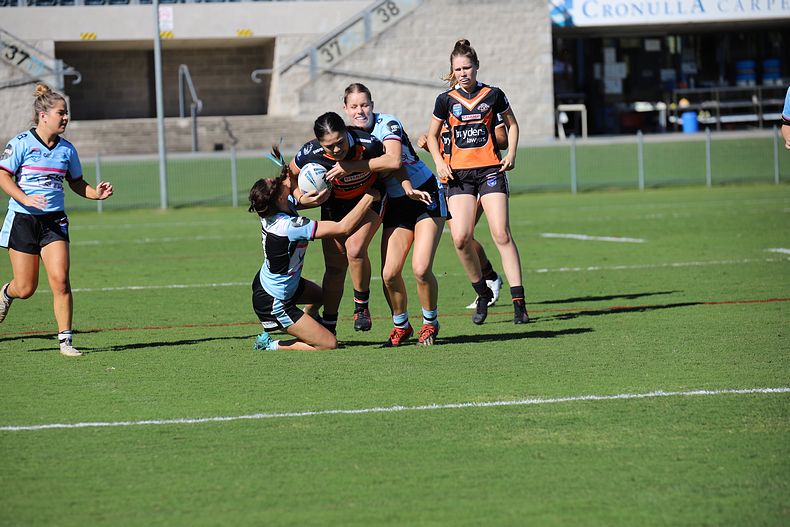 2021 Tarsha Gale Cup Rnd 8 Sharks v WestsTigers