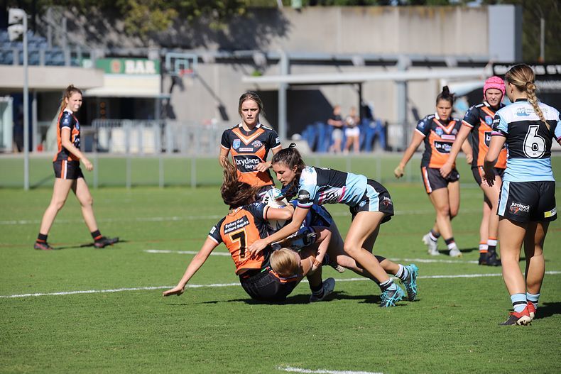 2021 Tarsha Gale Cup Rnd 8 Sharks v WestsTigers