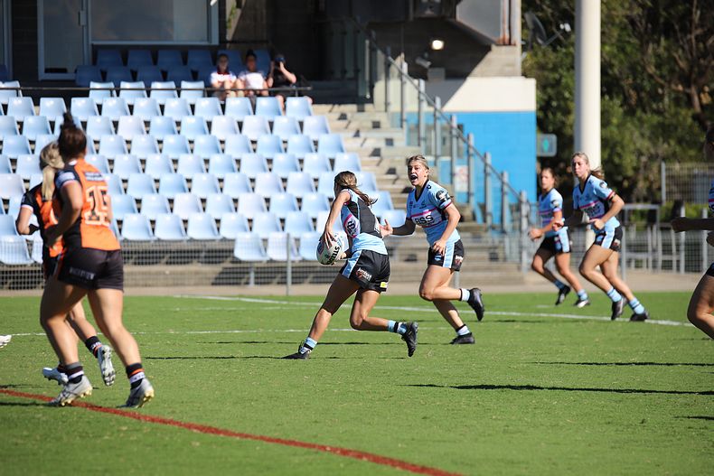 2021 Tarsha Gale Cup Rnd 8 Sharks v WestsTigers