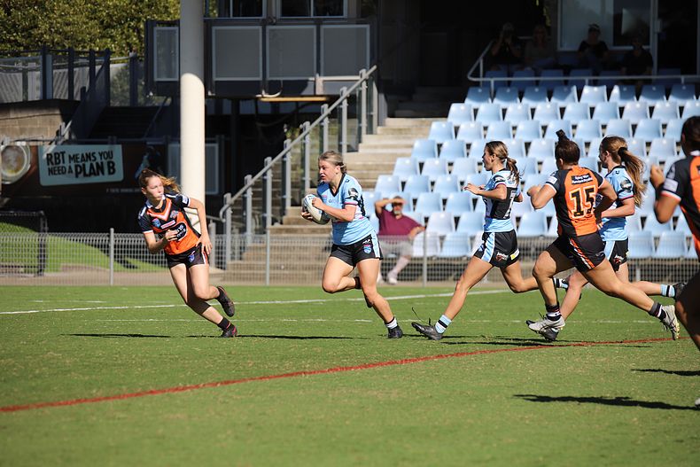 2021 Tarsha Gale Cup Rnd 8 Sharks v WestsTigers