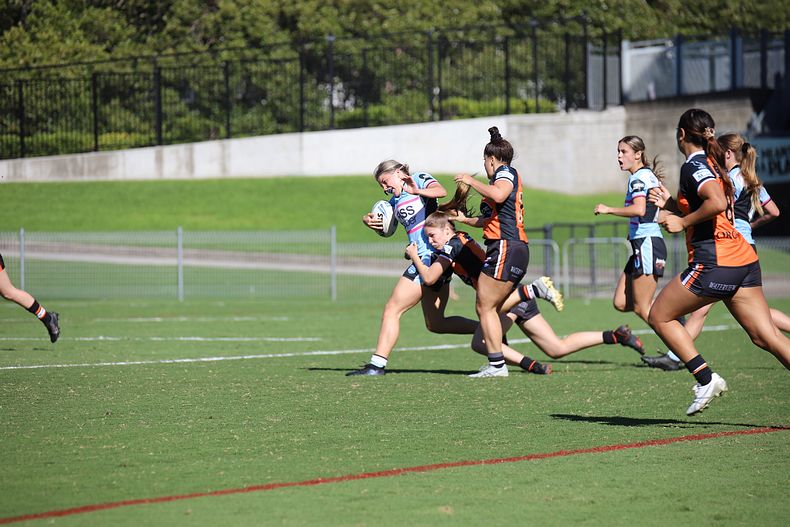 2021 Tarsha Gale Cup Rnd 8 Sharks v WestsTigers