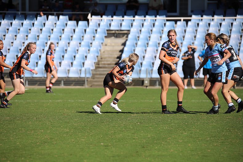2021 Tarsha Gale Cup Rnd 8 Sharks v WestsTigers