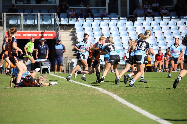 2021 Tarsha Gale Cup Rnd 8 Sharks v WestsTigers