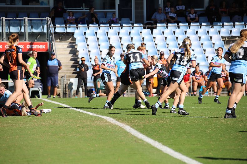 2021 Tarsha Gale Cup Rnd 8 Sharks v WestsTigers