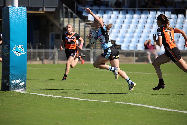 2021 Tarsha Gale Cup Rnd 8 Sharks v WestsTigers