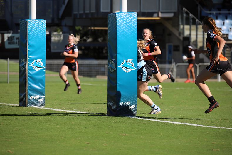 2021 Tarsha Gale Cup Rnd 8 Sharks v WestsTigers