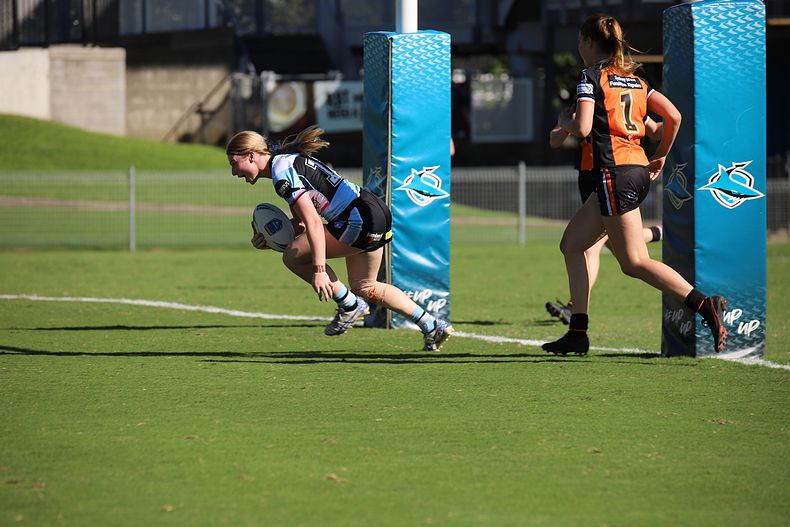 2021 Tarsha Gale Cup Rnd 8 Sharks v WestsTigers