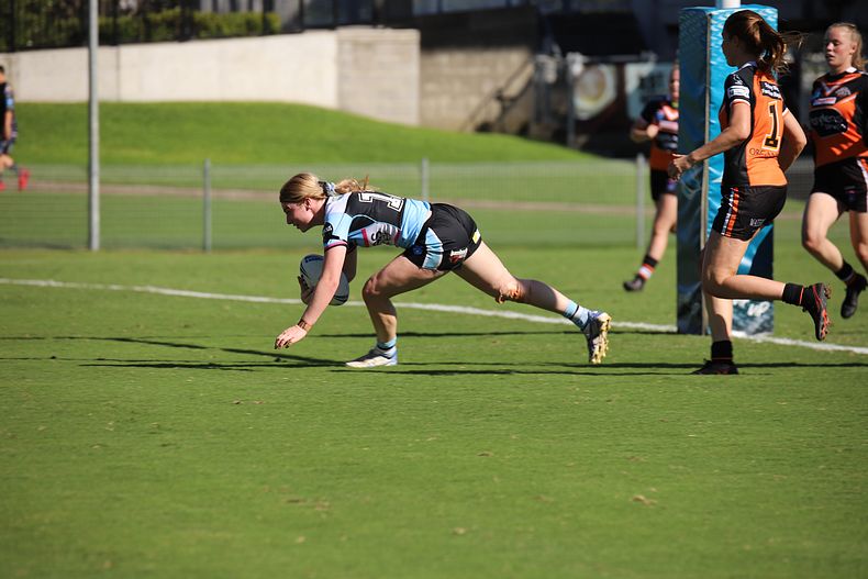 2021 Tarsha Gale Cup Rnd 8 Sharks v WestsTigers