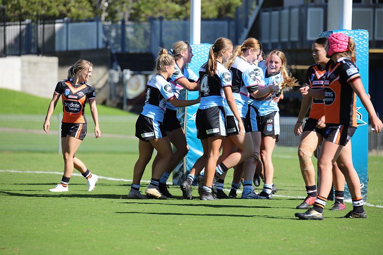 2021 Tarsha Gale Cup Rnd 8 Sharks v WestsTigers