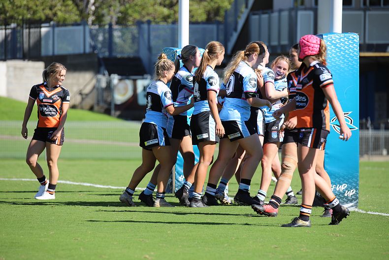 2021 Tarsha Gale Cup Rnd 8 Sharks v WestsTigers