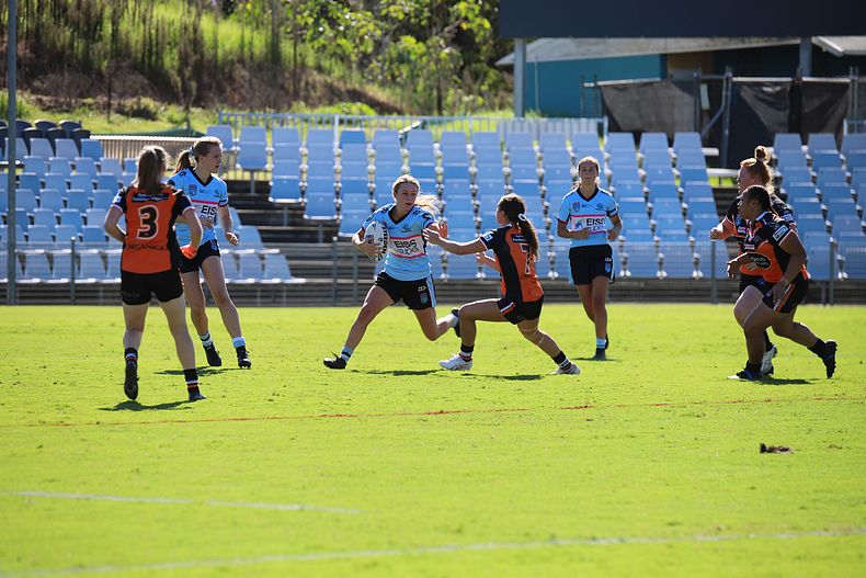 2021 Tarsha Gale Cup Rnd 8 Sharks v WestsTigers