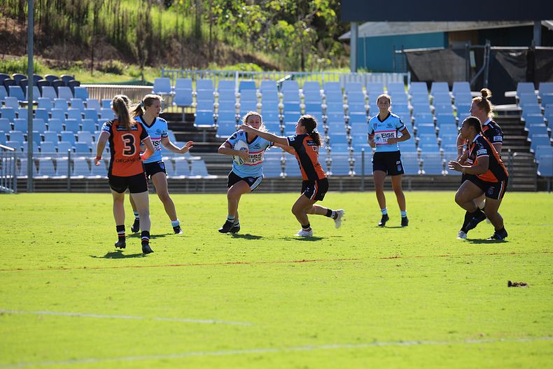 2021 Tarsha Gale Cup Rnd 8 Sharks v WestsTigers