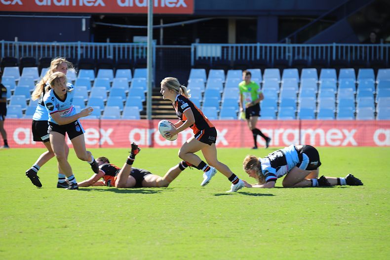 2021 Tarsha Gale Cup Rnd 8 Sharks v WestsTigers