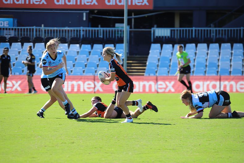 2021 Tarsha Gale Cup Rnd 8 Sharks v WestsTigers