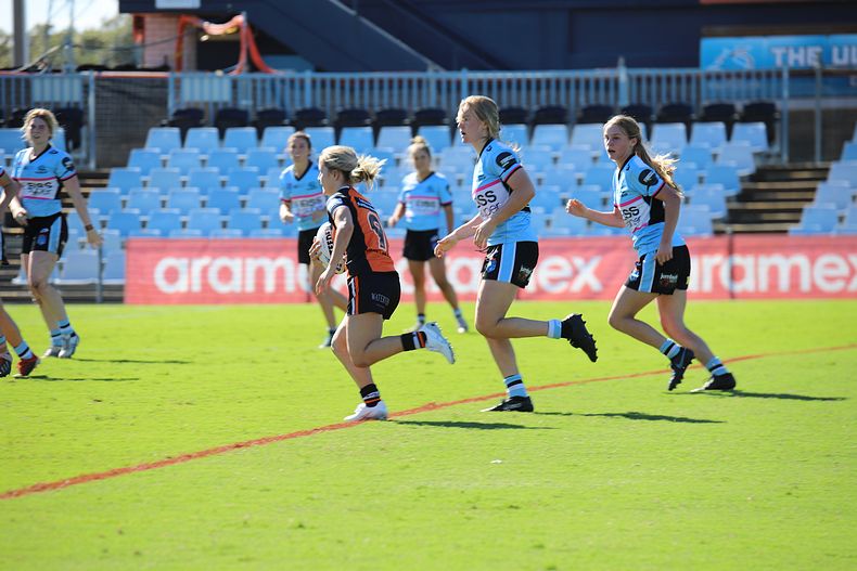 2021 Tarsha Gale Cup Rnd 8 Sharks v WestsTigers