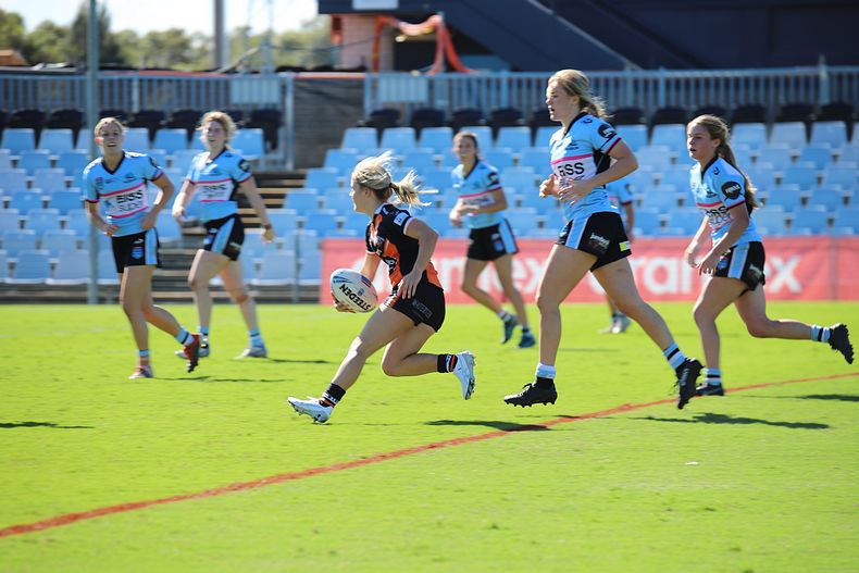 2021 Tarsha Gale Cup Rnd 8 Sharks v WestsTigers