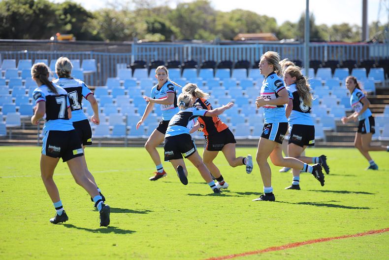 2021 Tarsha Gale Cup Rnd 8 Sharks v WestsTigers