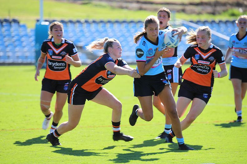 2021 Tarsha Gale Cup Rnd 8 Sharks v WestsTigers