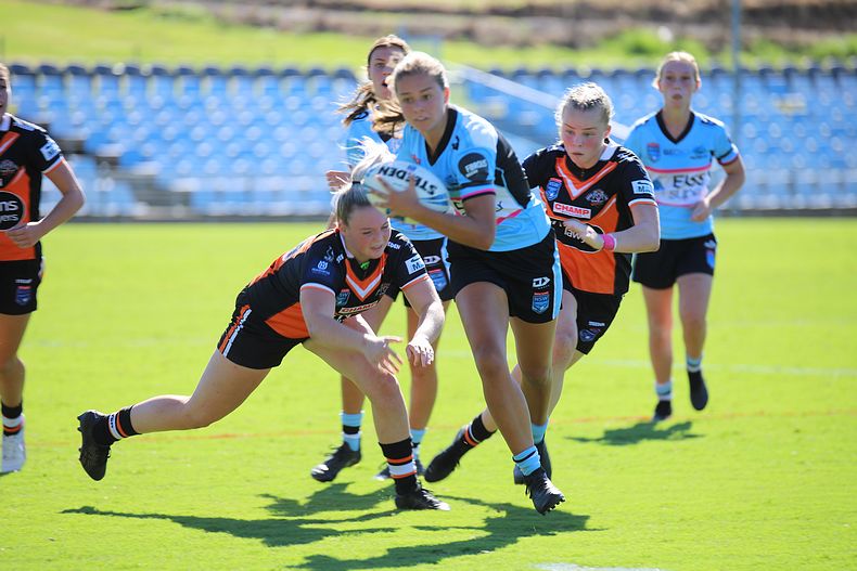 2021 Tarsha Gale Cup Rnd 8 Sharks v WestsTigers