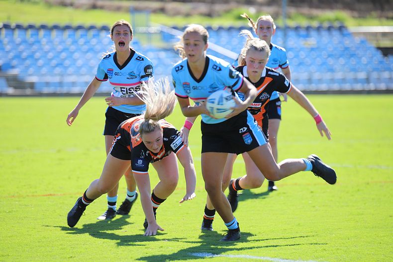 2021 Tarsha Gale Cup Rnd 8 Sharks v WestsTigers