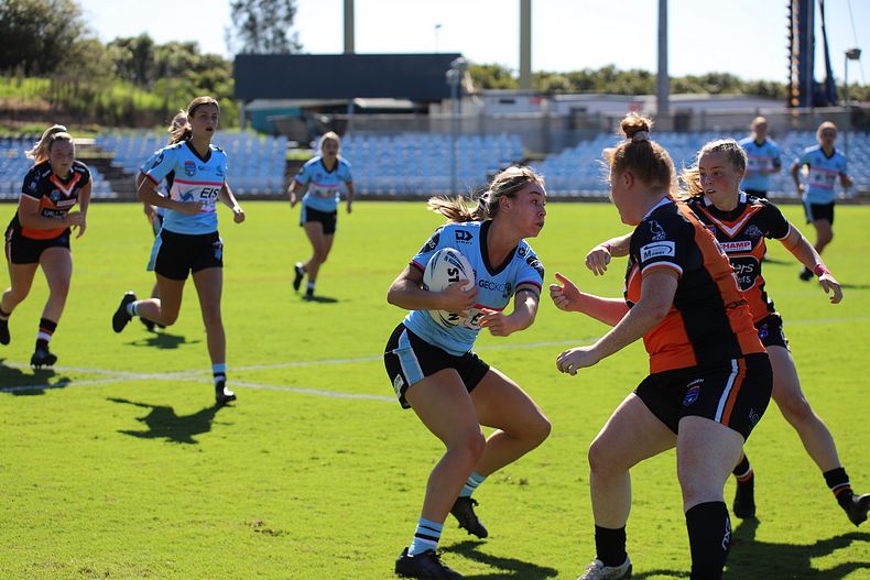 2021 Tarsha Gale Cup Rnd 8 Sharks v WestsTigers