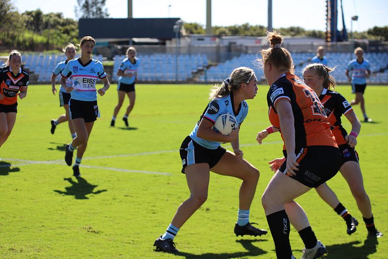 2021 Tarsha Gale Cup Rnd 8 Sharks v WestsTigers