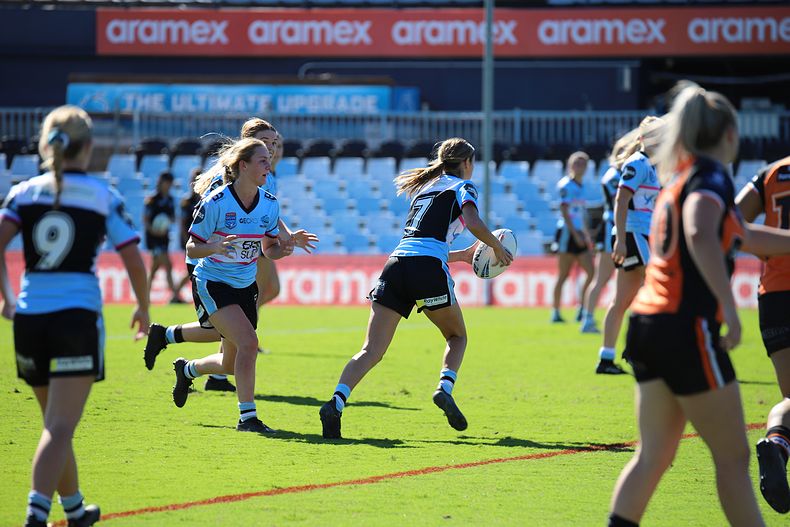2021 Tarsha Gale Cup Rnd 8 Sharks v WestsTigers
