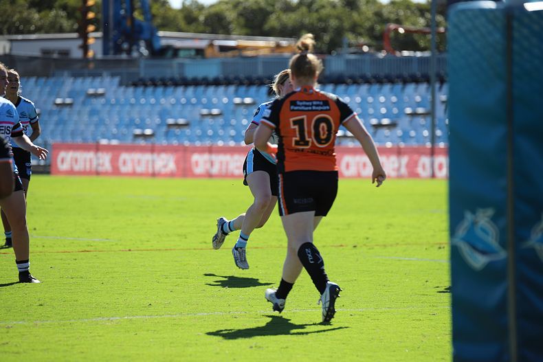 2021 Tarsha Gale Cup Rnd 8 Sharks v WestsTigers