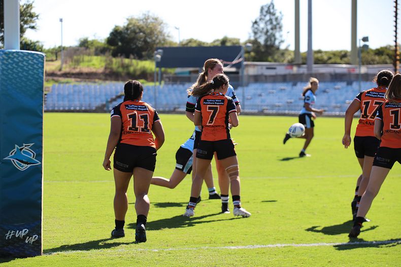 2021 Tarsha Gale Cup Rnd 8 Sharks v WestsTigers