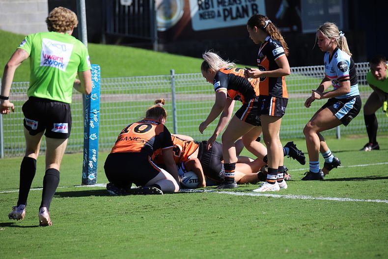 2021 Tarsha Gale Cup Rnd 8 Sharks v WestsTigers