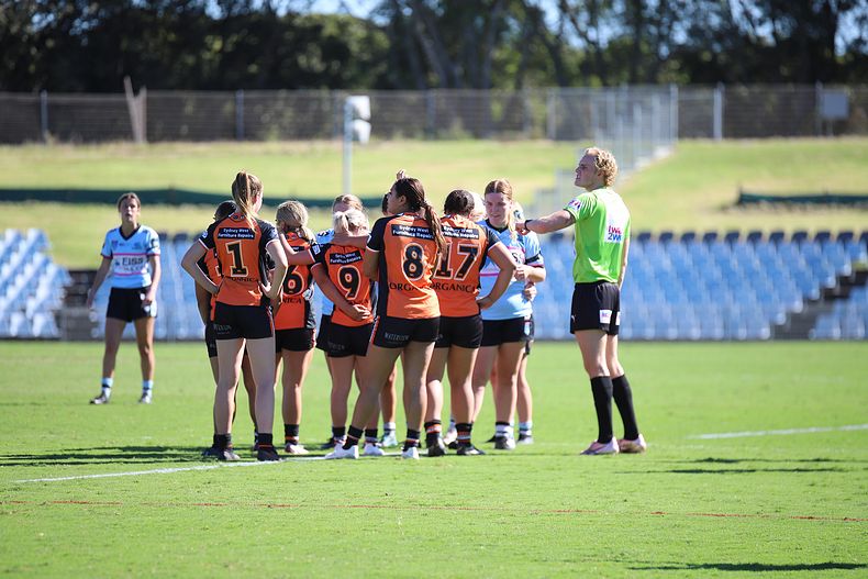 2021 Tarsha Gale Cup Rnd 8 Sharks v WestsTigers