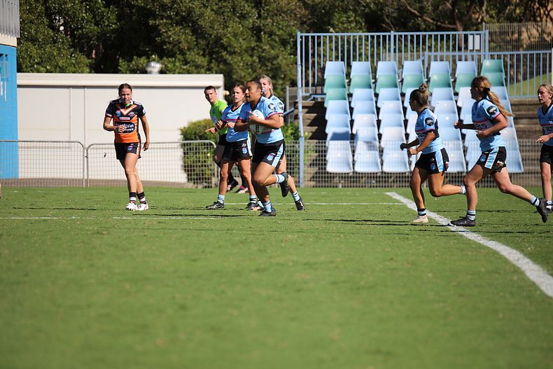 2021 Tarsha Gale Cup Rnd 8 Sharks v WestsTigers
