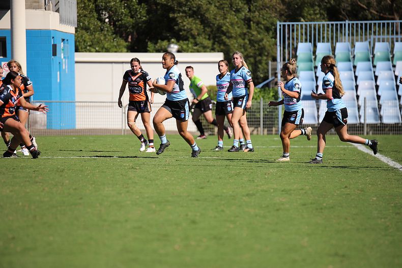 2021 Tarsha Gale Cup Rnd 8 Sharks v WestsTigers