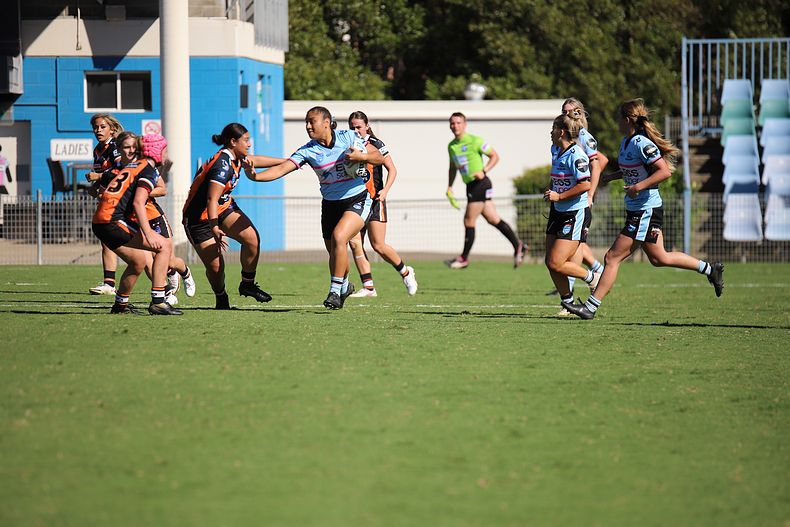 2021 Tarsha Gale Cup Rnd 8 Sharks v WestsTigers
