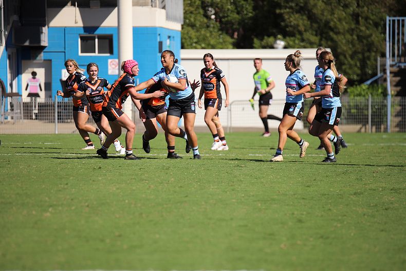 2021 Tarsha Gale Cup Rnd 8 Sharks v WestsTigers