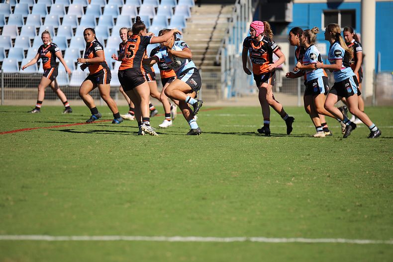 2021 Tarsha Gale Cup Rnd 8 Sharks v WestsTigers