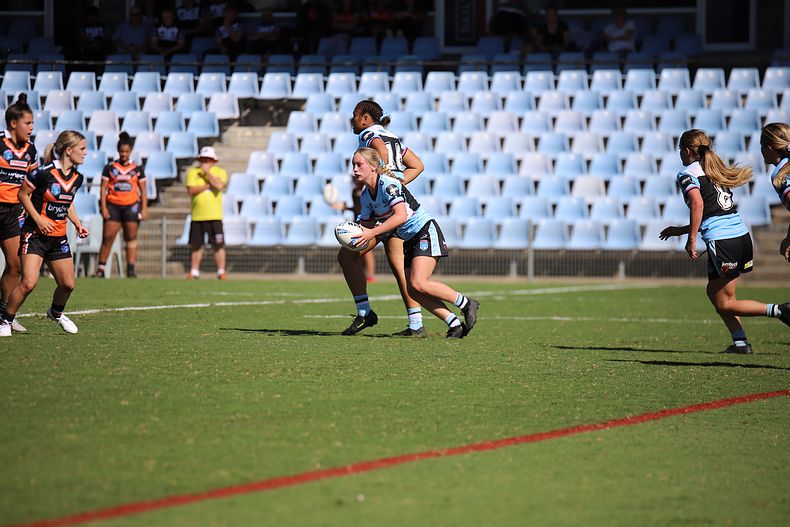 2021 Tarsha Gale Cup Rnd 8 Sharks v WestsTigers